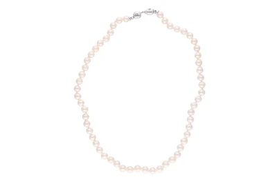 Collana di perle con diamanti - Asta Preziosi