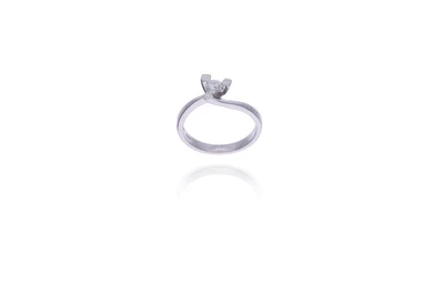 DonnaOro, anello con diamante - Asta Preziosi