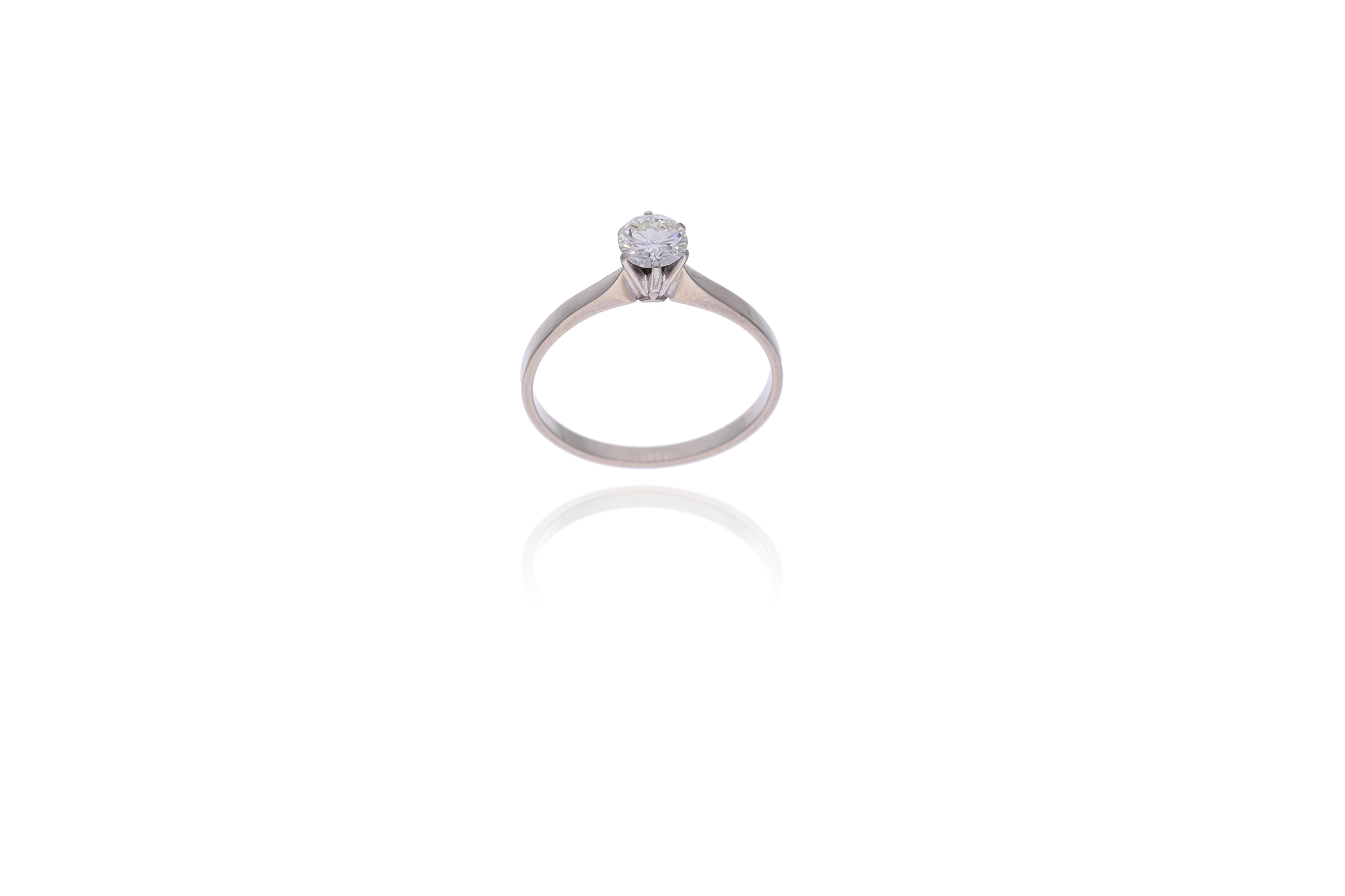 Anello con diamante - Asta Preziosi