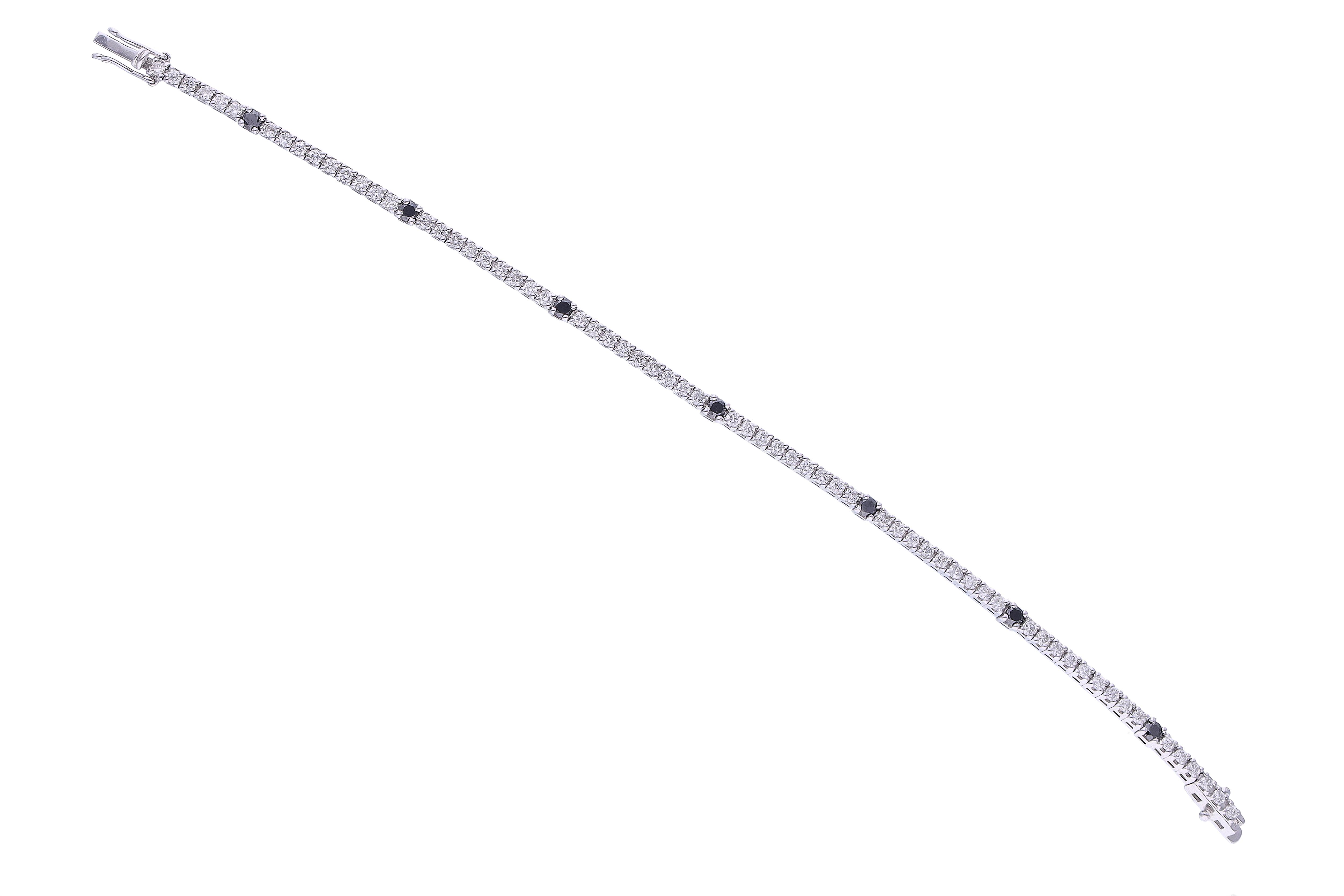 Bracciale con diamanti - Asta Preziosi