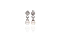 Orecchini con perle Mari del Sud e diamanti - Asta Preziosi Orecchini con perle Mari del Sud e diamanti - Asta Preziosi