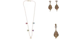 Parure con perle e pietre naturali - Asta Preziosi Parure con perle e pietre naturali - Asta Preziosi