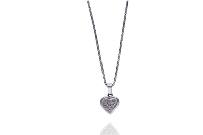 Collana e ciondolo con diamanti - Asta Preziosi Collana e ciondolo con diamanti - Asta Preziosi
