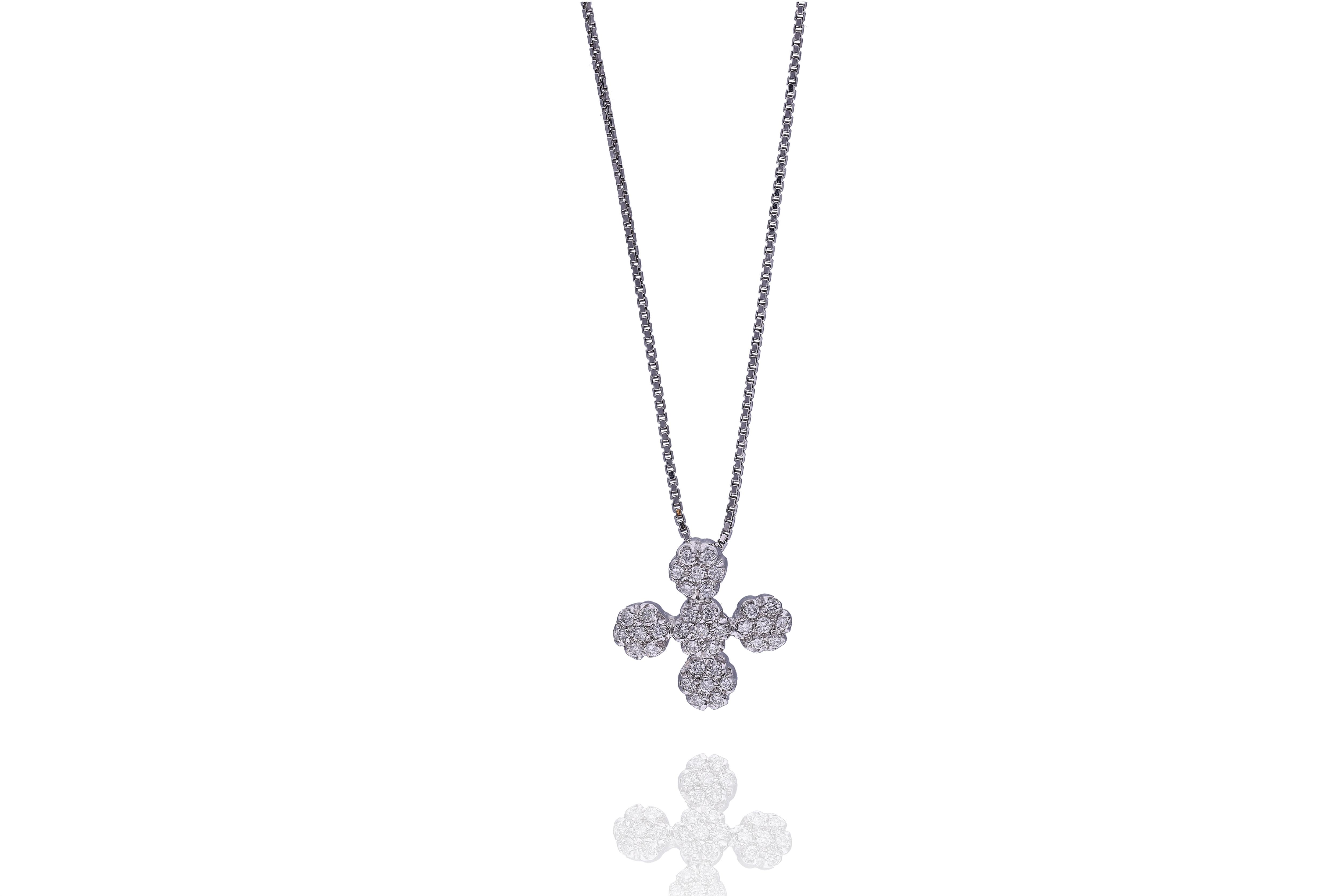 Collana e ciondolo con diamanti - Asta Preziosi