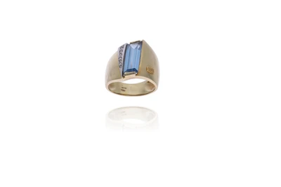 Recarlo, anello con pietra e diamanti - Asta Preziosi Recarlo, anello con pietra e diamanti - Asta Preziosi