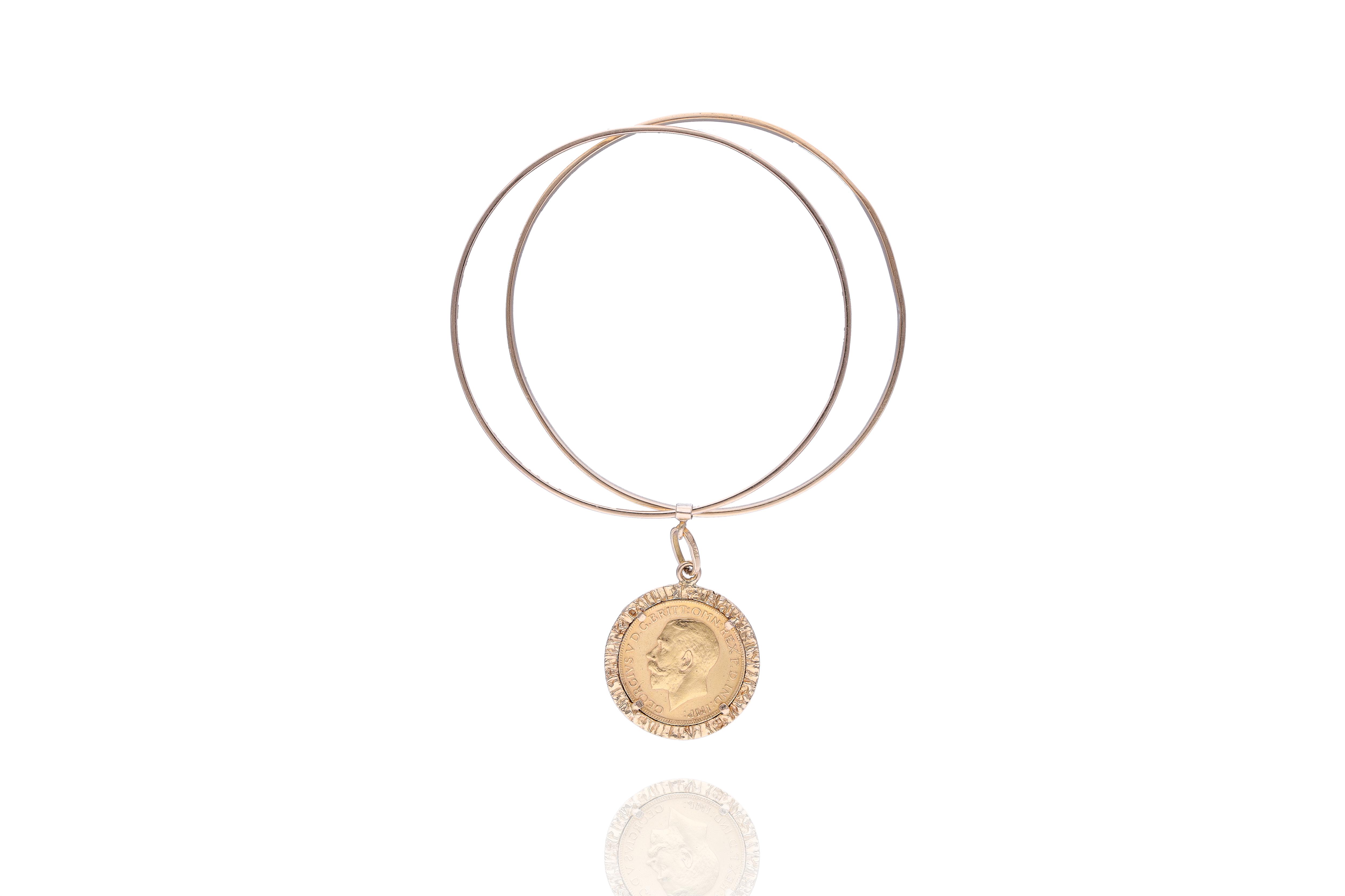 Bracciale con sterlina - Asta Preziosi