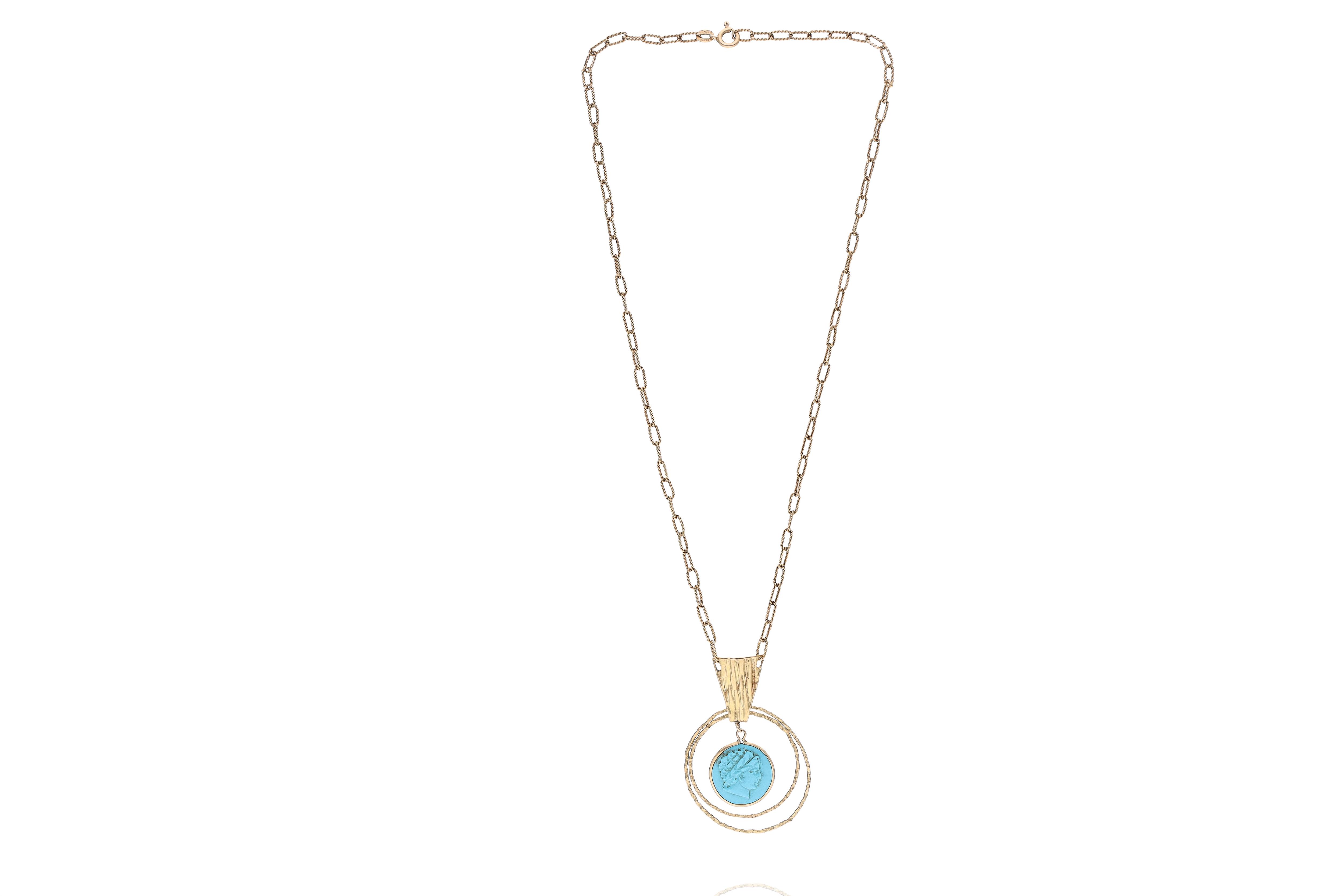 Collana con pietra - Asta Preziosi