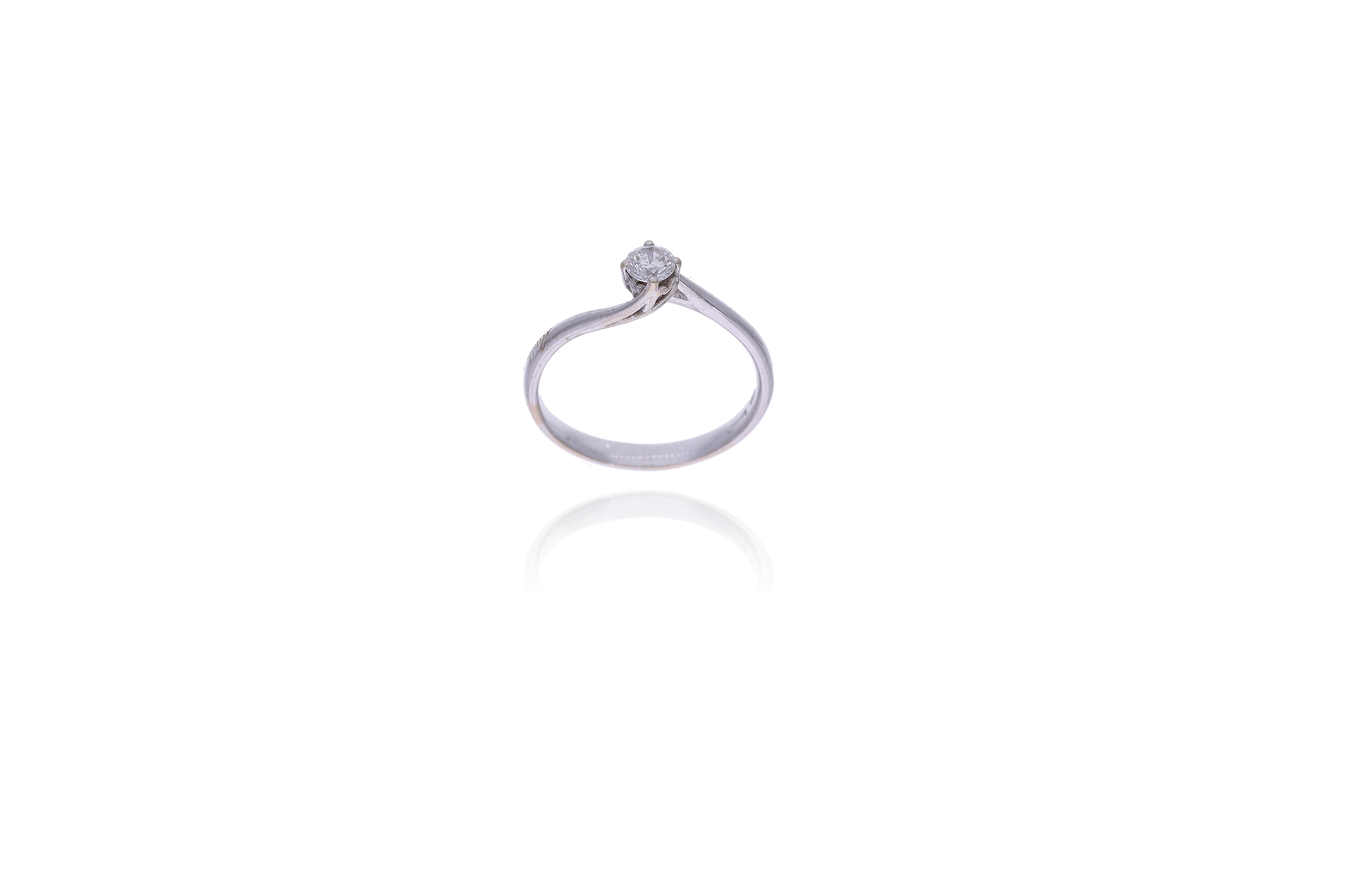Recarlo, anello con diamante - Asta Preziosi