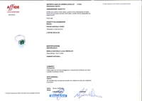 Anello con smeraldo e diamanti - Asta Preziosi Anello con smeraldo e diamanti - Asta Preziosi