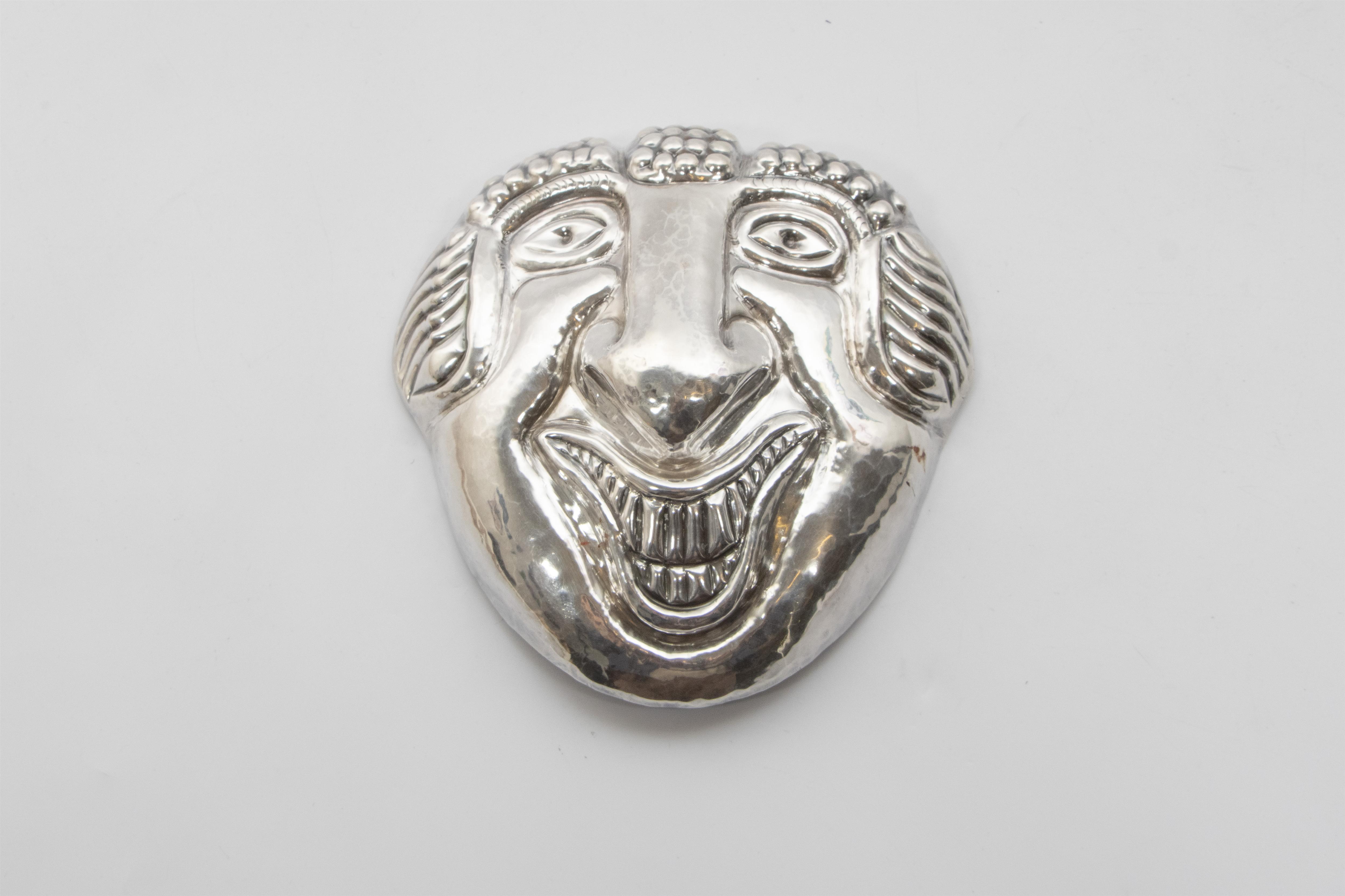 Maschera in argento - Asta Preziosi