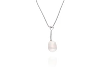 Collana con ciondolo, diamanti e perla coltivata - Asta Preziosi