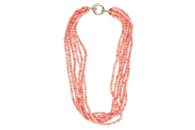 Collana con corallo - Asta Preziosi