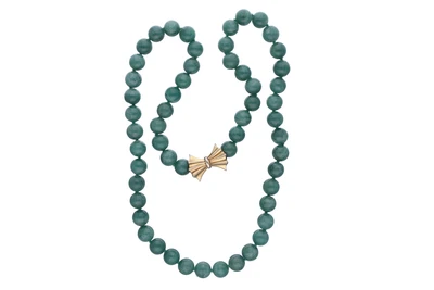 Collana con quarzo avventurina - Asta Preziosi