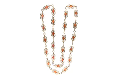 Collana con smalti - Asta Preziosi