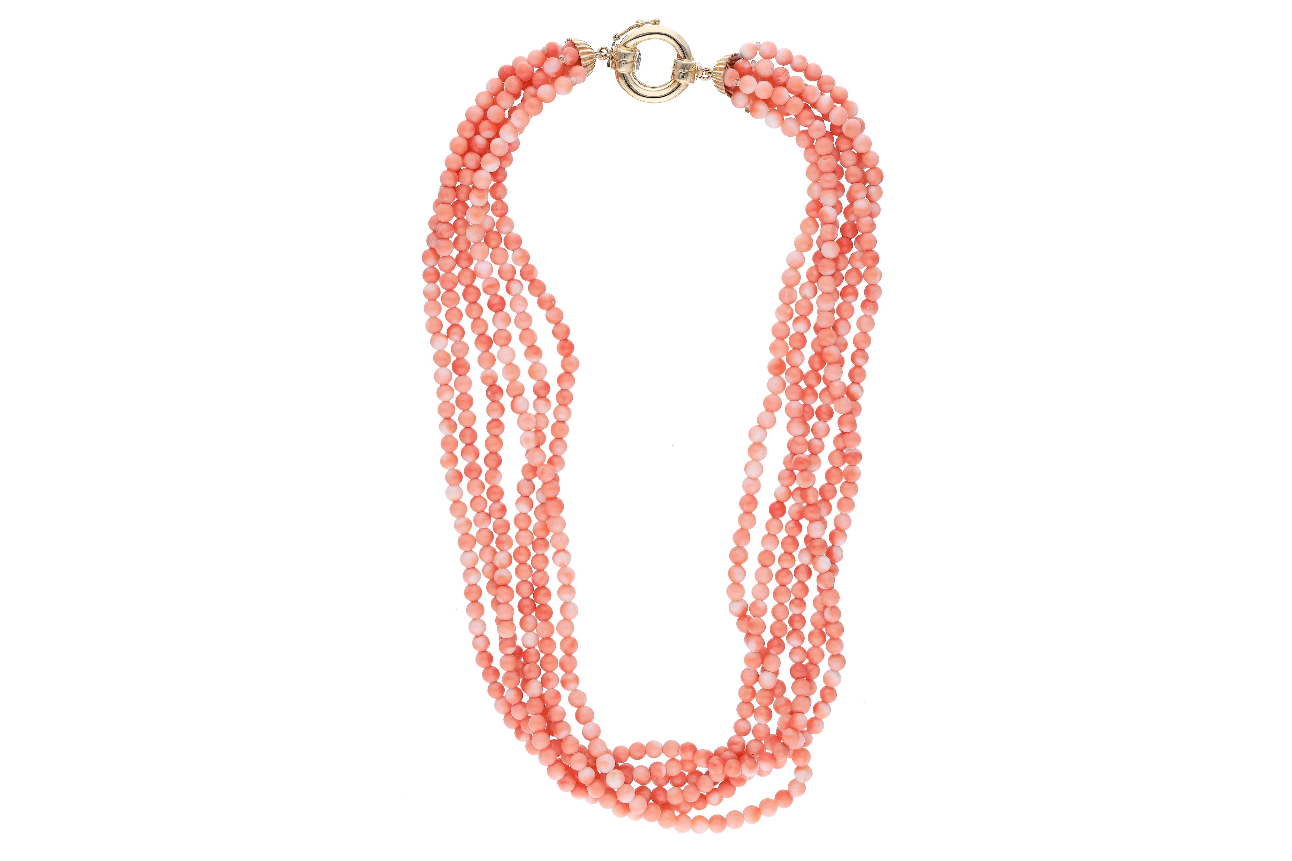 Collana con corallo - Asta Preziosi