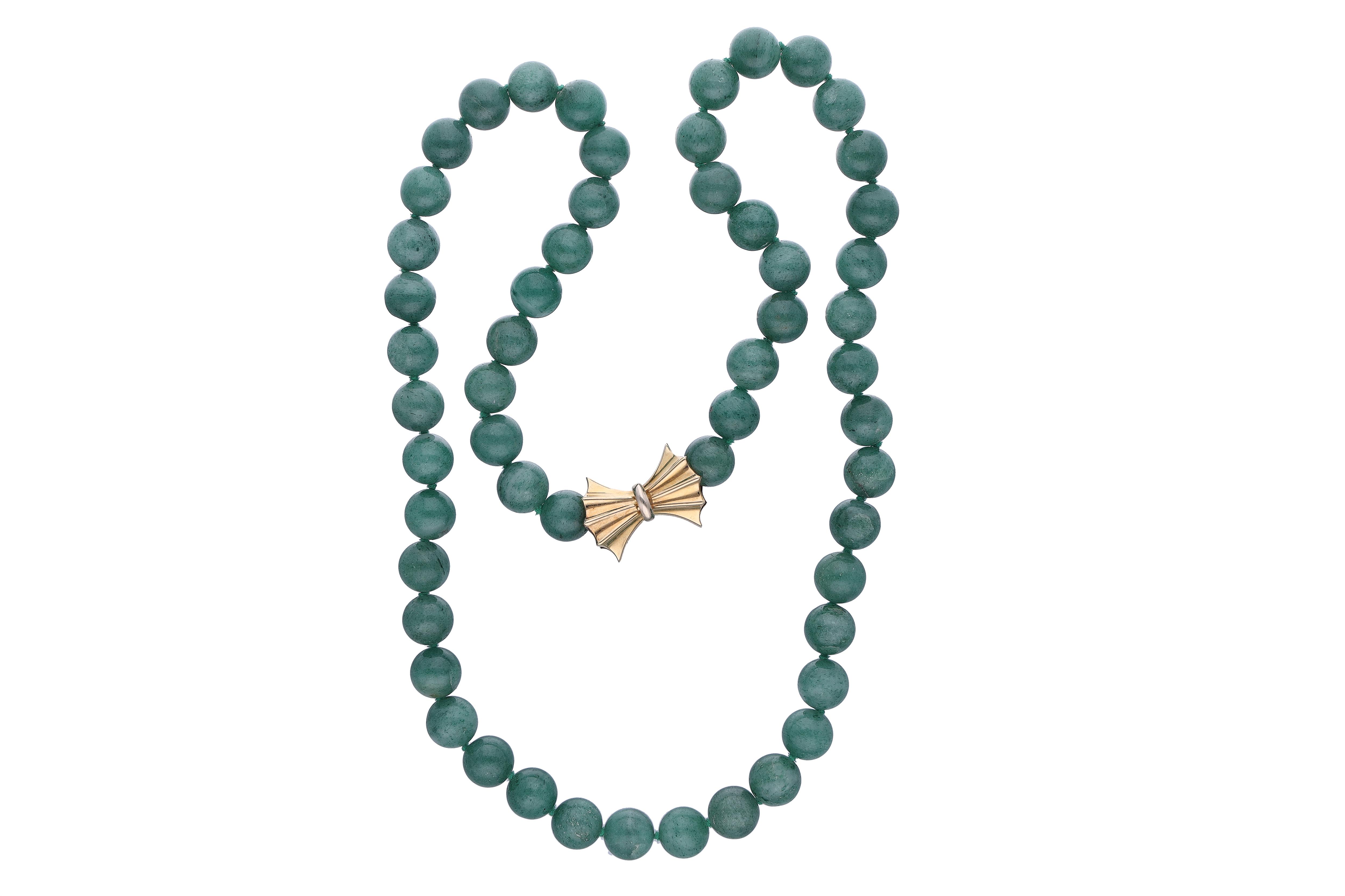 Collana con quarzo avventurina - Asta Preziosi