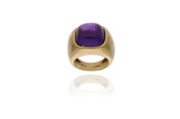 Anello con ametista - Asta Preziosi