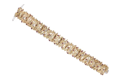 Bracciale con rubini e diamanti - Asta Preziosi Bracciale con rubini e diamanti - Asta Preziosi