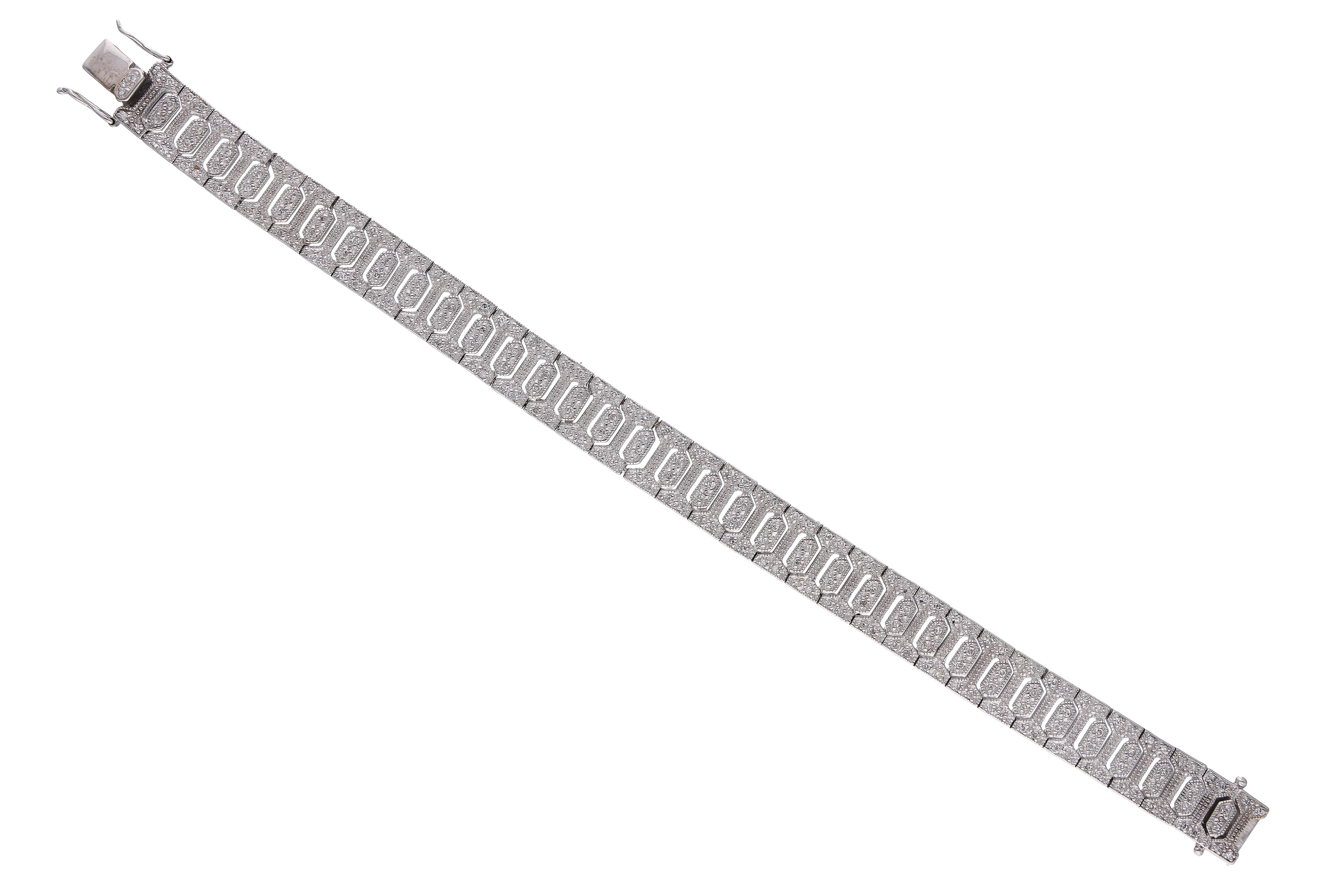 Bracciale con diamanti - Asta Preziosi
