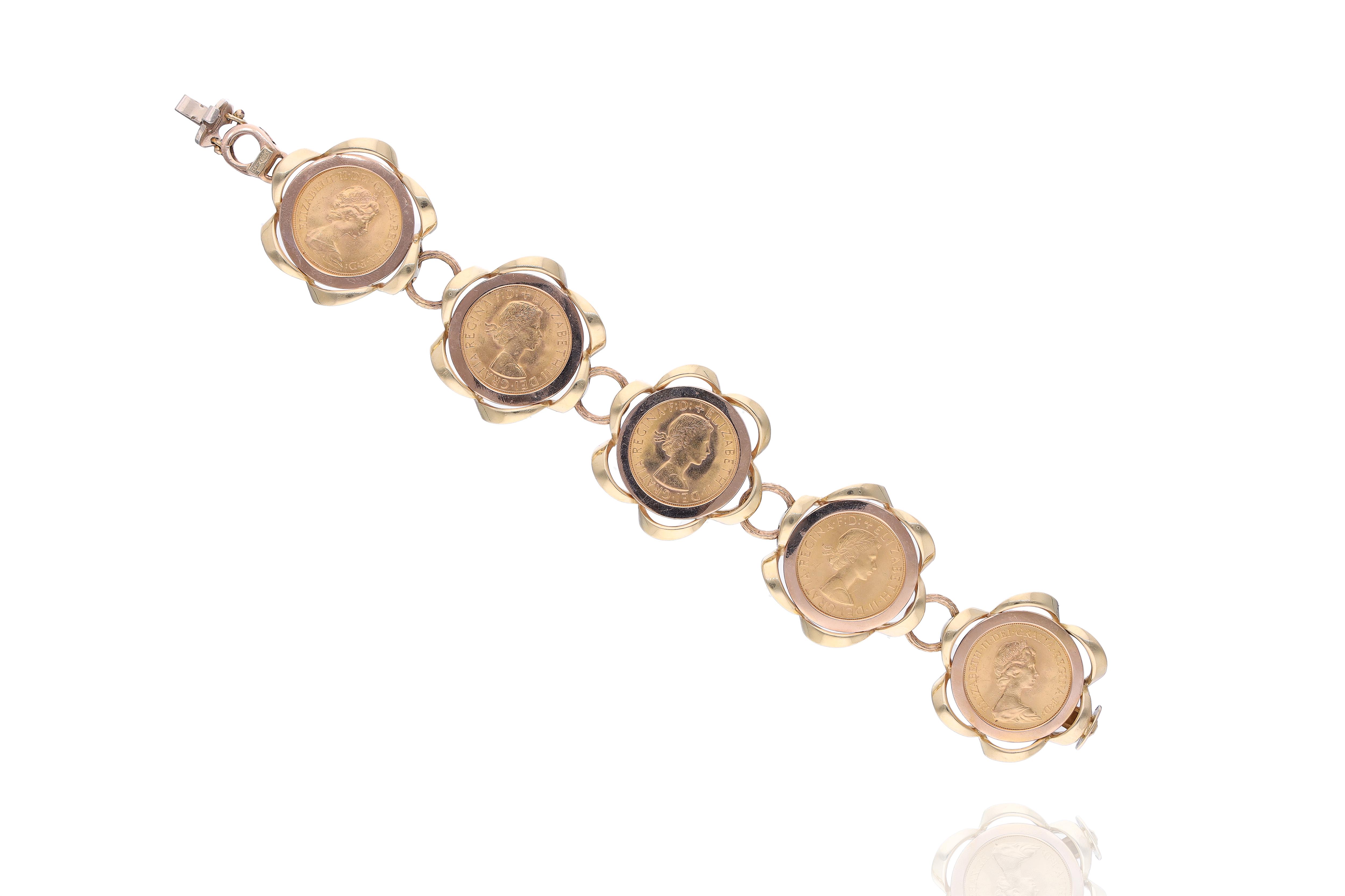 Bracciale con sterline inglesi - Asta Preziosi