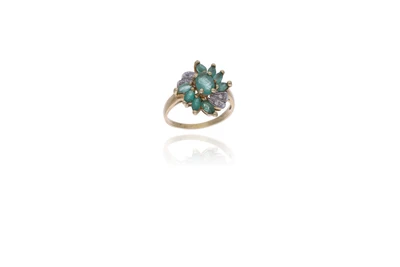 Anello con smeraldi e diamanti - Asta Preziosi Anello con smeraldi e diamanti - Asta Preziosi