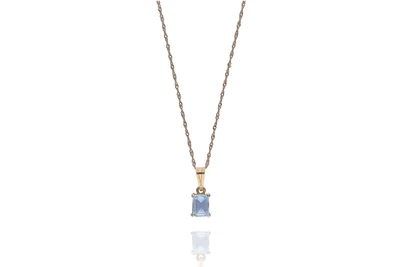 Collana con ciondolo con topazio - Asta Preziosi Collana con ciondolo con topazio - Asta Preziosi