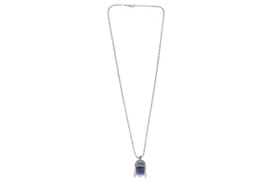 Collana con ciondolo con zaffiro e diamanti - Asta Preziosi Collana con ciondolo con zaffiro e diamanti - Asta Preziosi