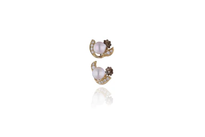 Orecchini con diamanti e perle - Asta Preziosi Orecchini con diamanti e perle - Asta Preziosi
