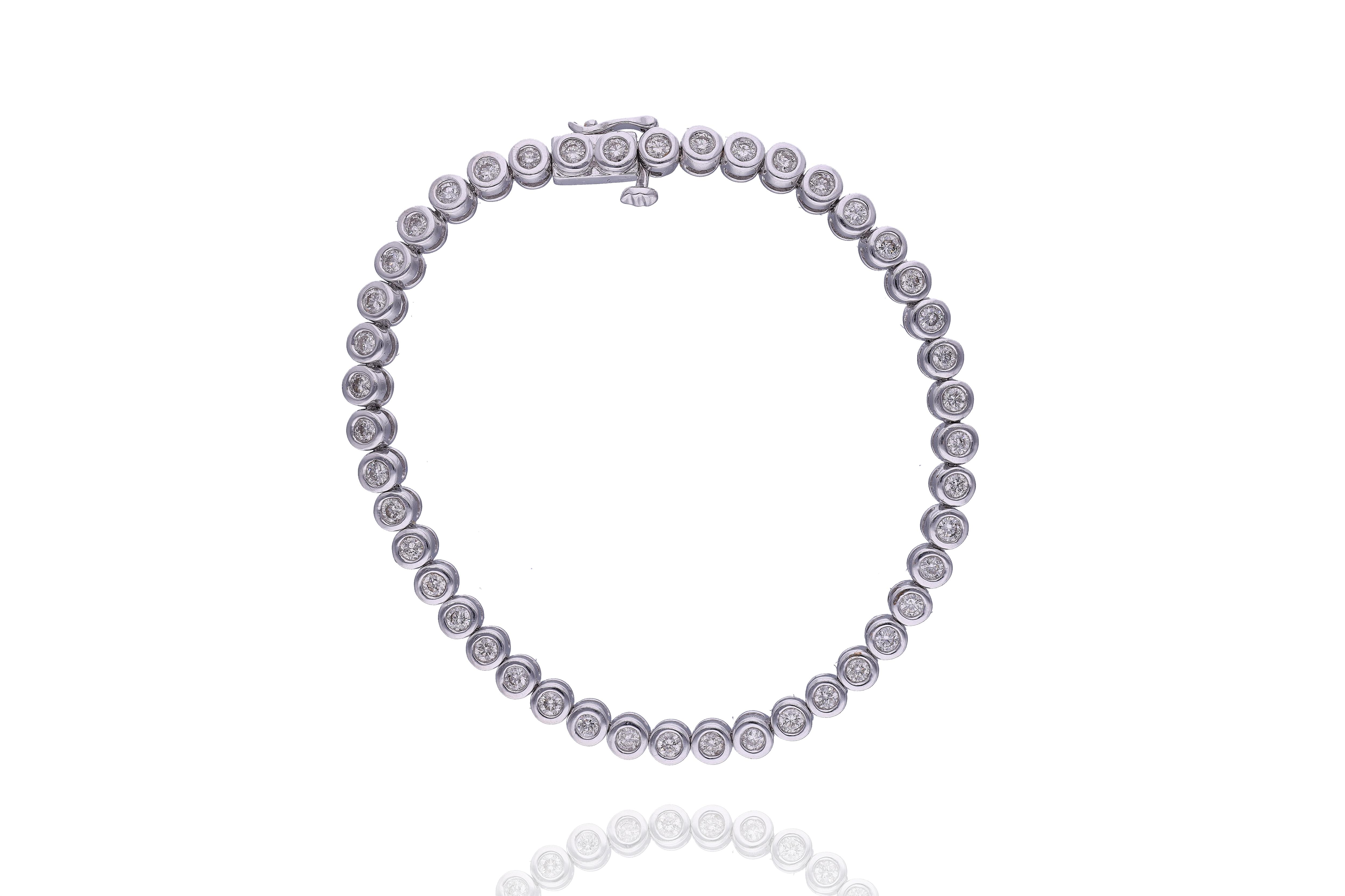 Bracciale con diamanti - Asta Preziosi