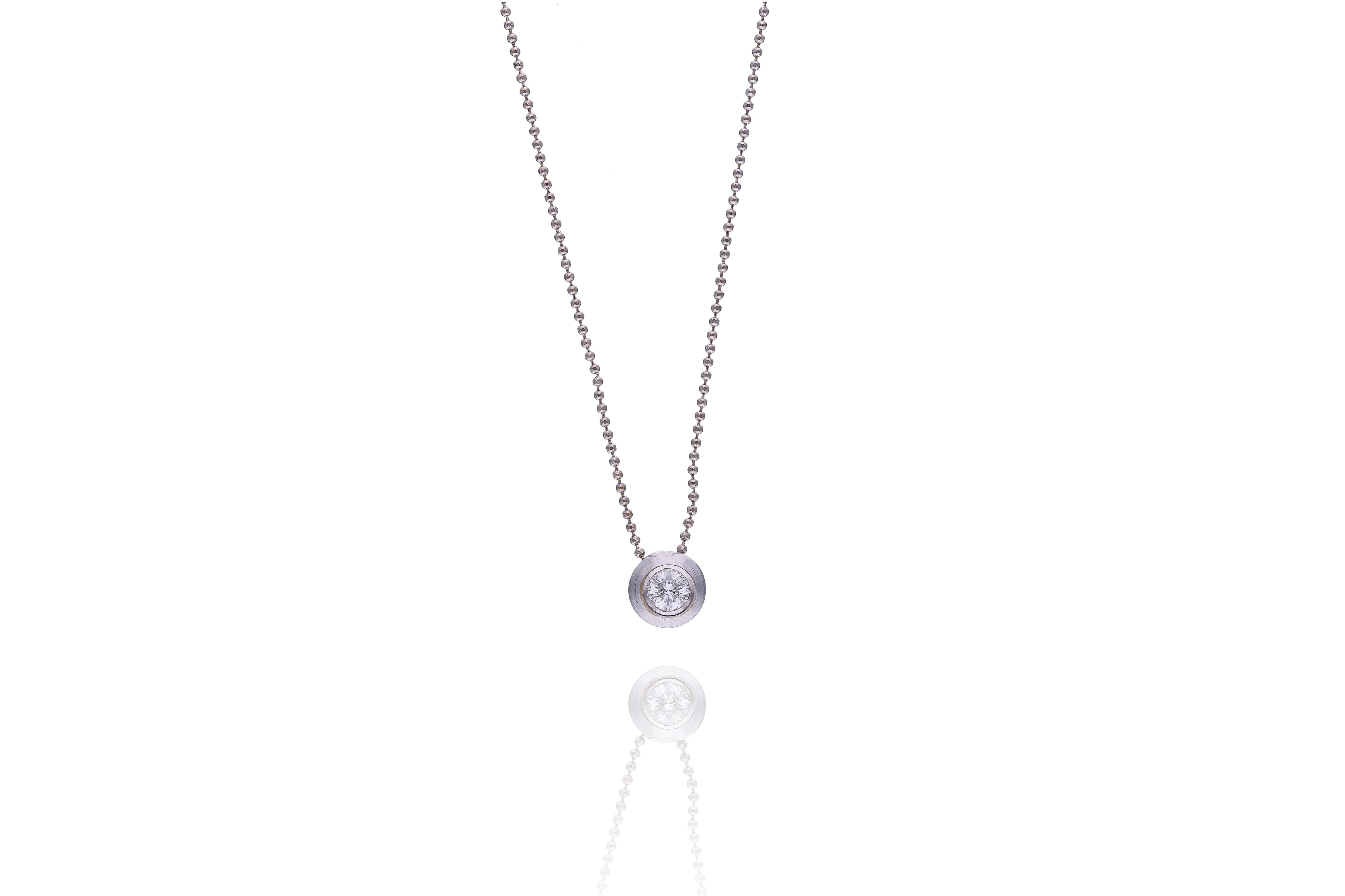 Collana con diamante - Asta Preziosi