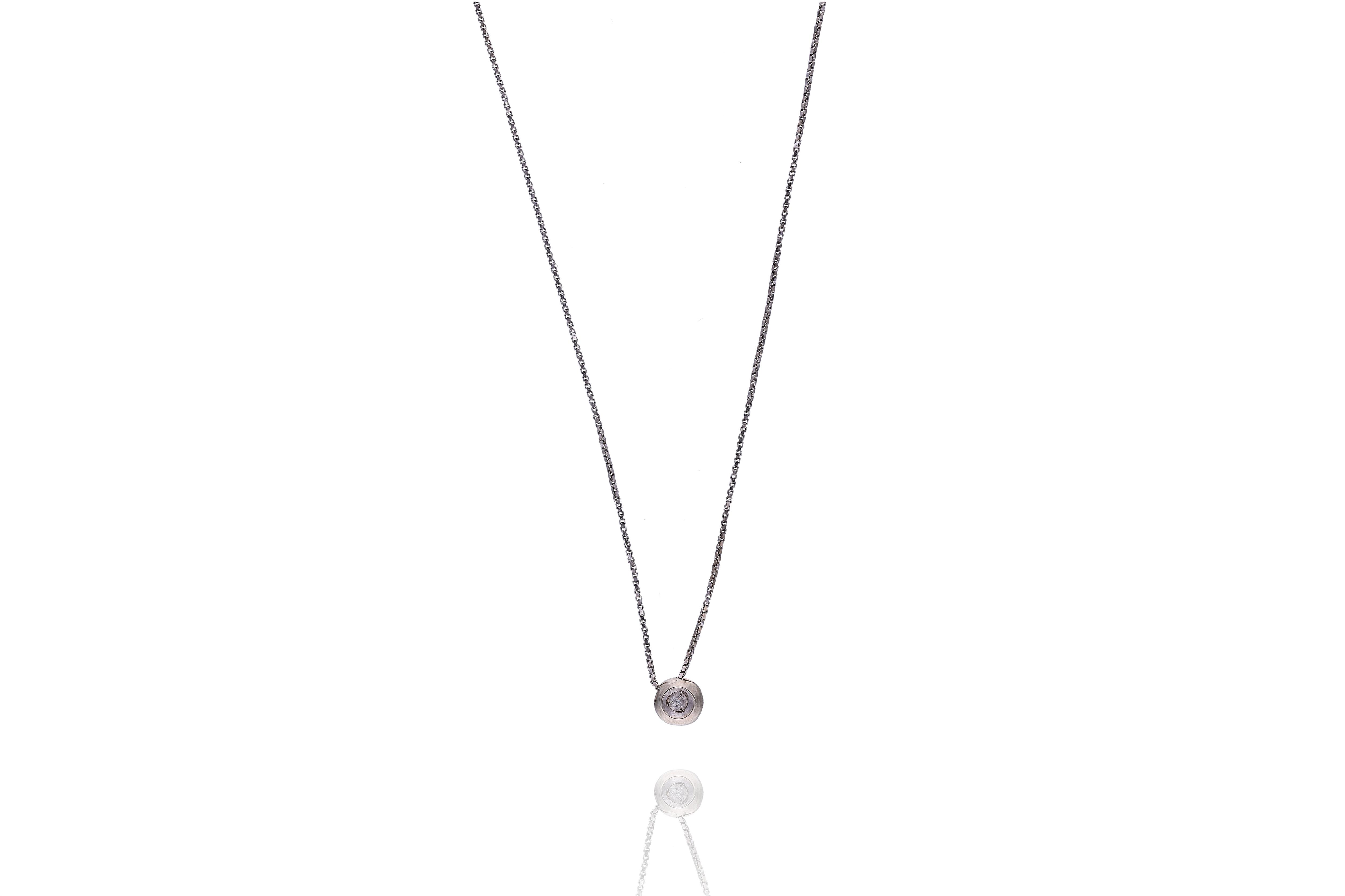 Collana con diamante - Asta Preziosi
