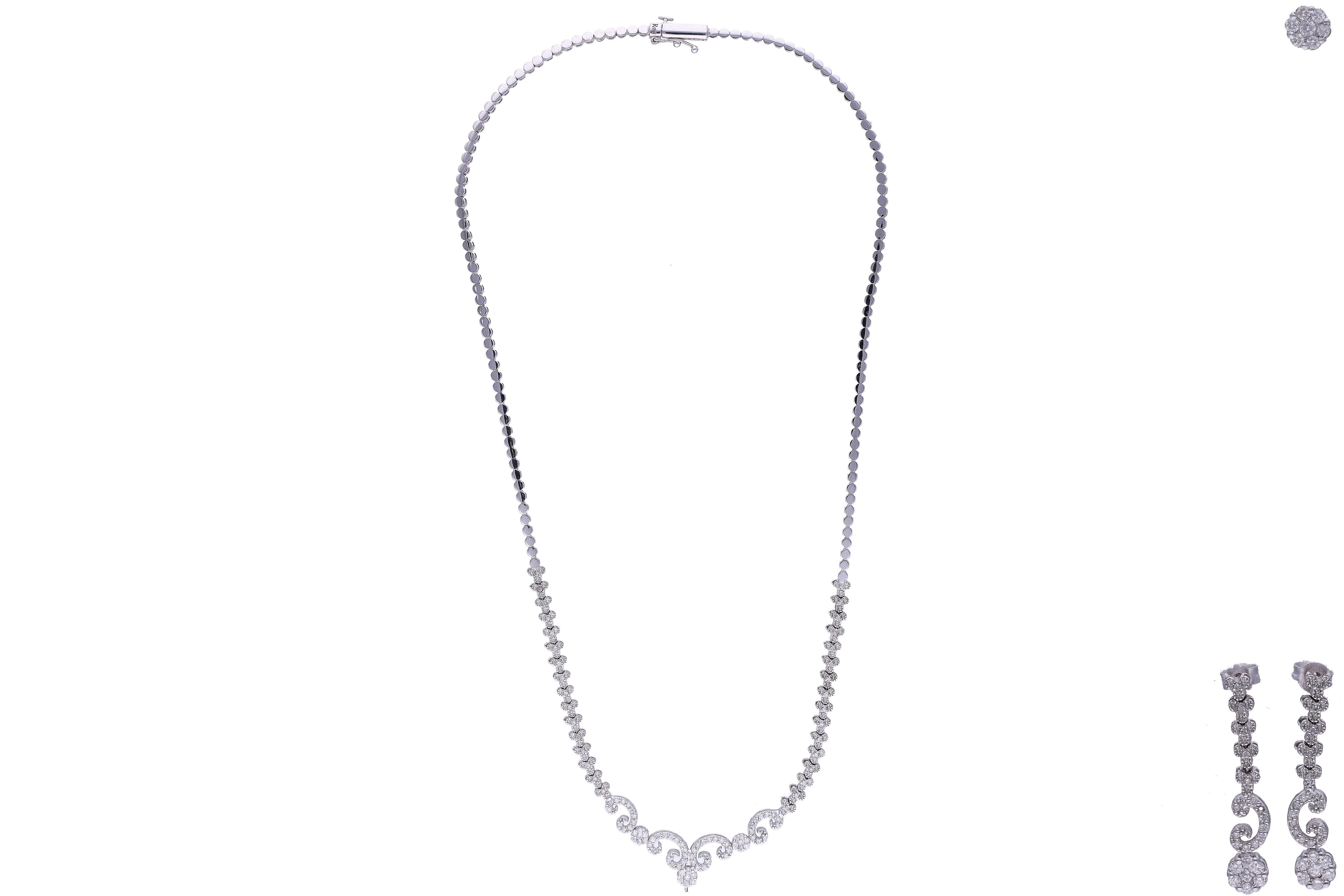Parure con diamanti - Asta Preziosi