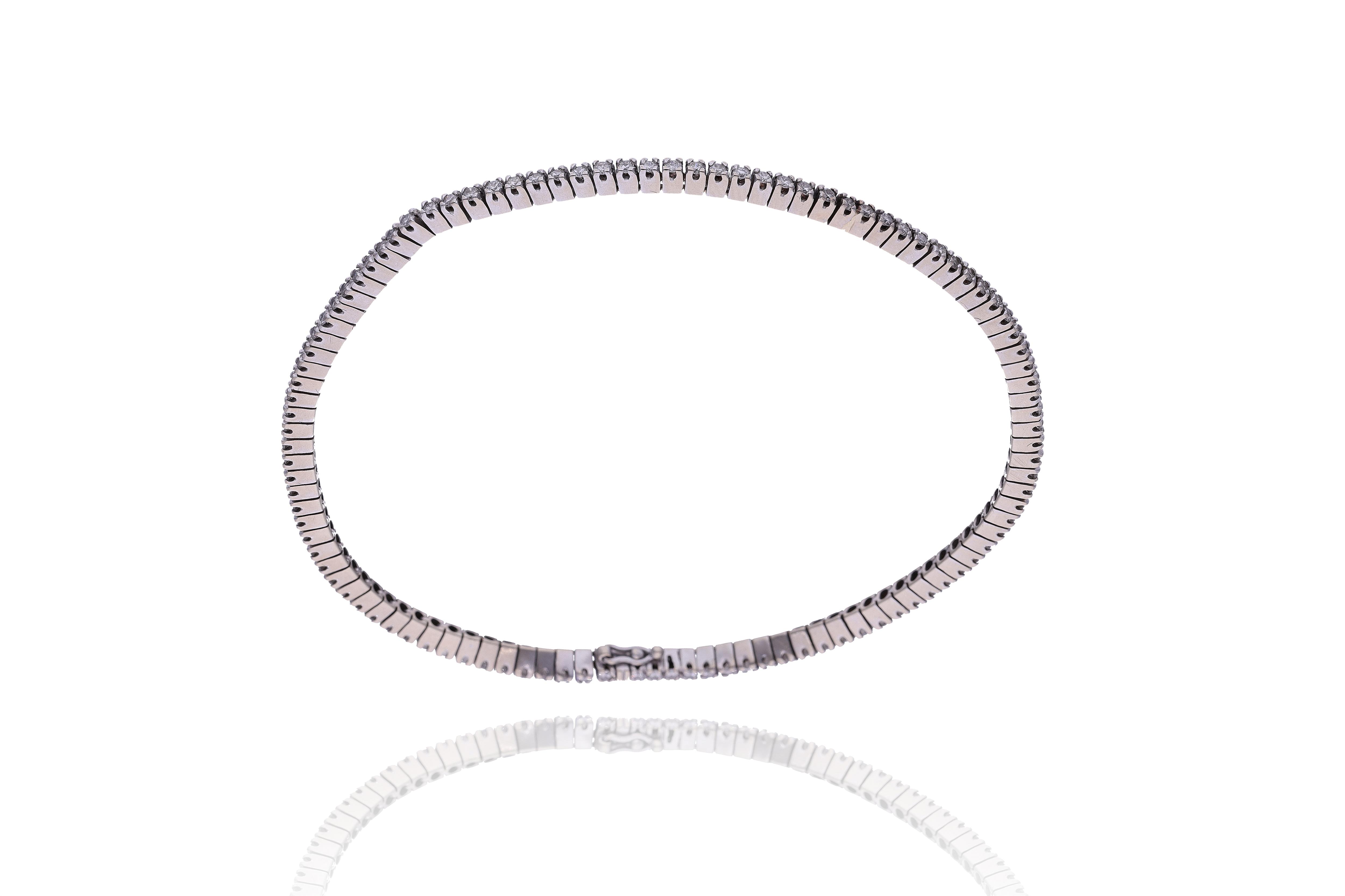 Bracciale con diamanti - Asta Preziosi