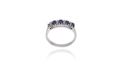 Anello con zaffiri e diamanti - Asta Preziosi Anello con zaffiri e diamanti - Asta Preziosi