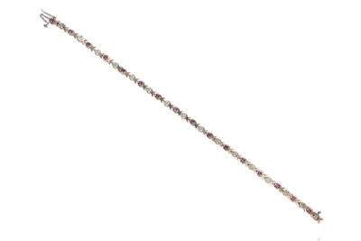 Bracciale con rubini e diamanti - Asta Preziosi Bracciale con rubini e diamanti - Asta Preziosi