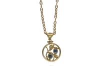 Collana con ciondolo con zaffiri - Asta Preziosi Collana con ciondolo con zaffiri - Asta Preziosi