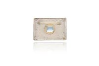 Spilla con acquamarina e diamanti - Asta Preziosi Spilla con acquamarina e diamanti - Asta Preziosi