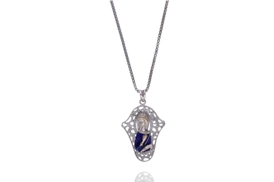 Collana e ciondolo con smalto - Asta Preziosi