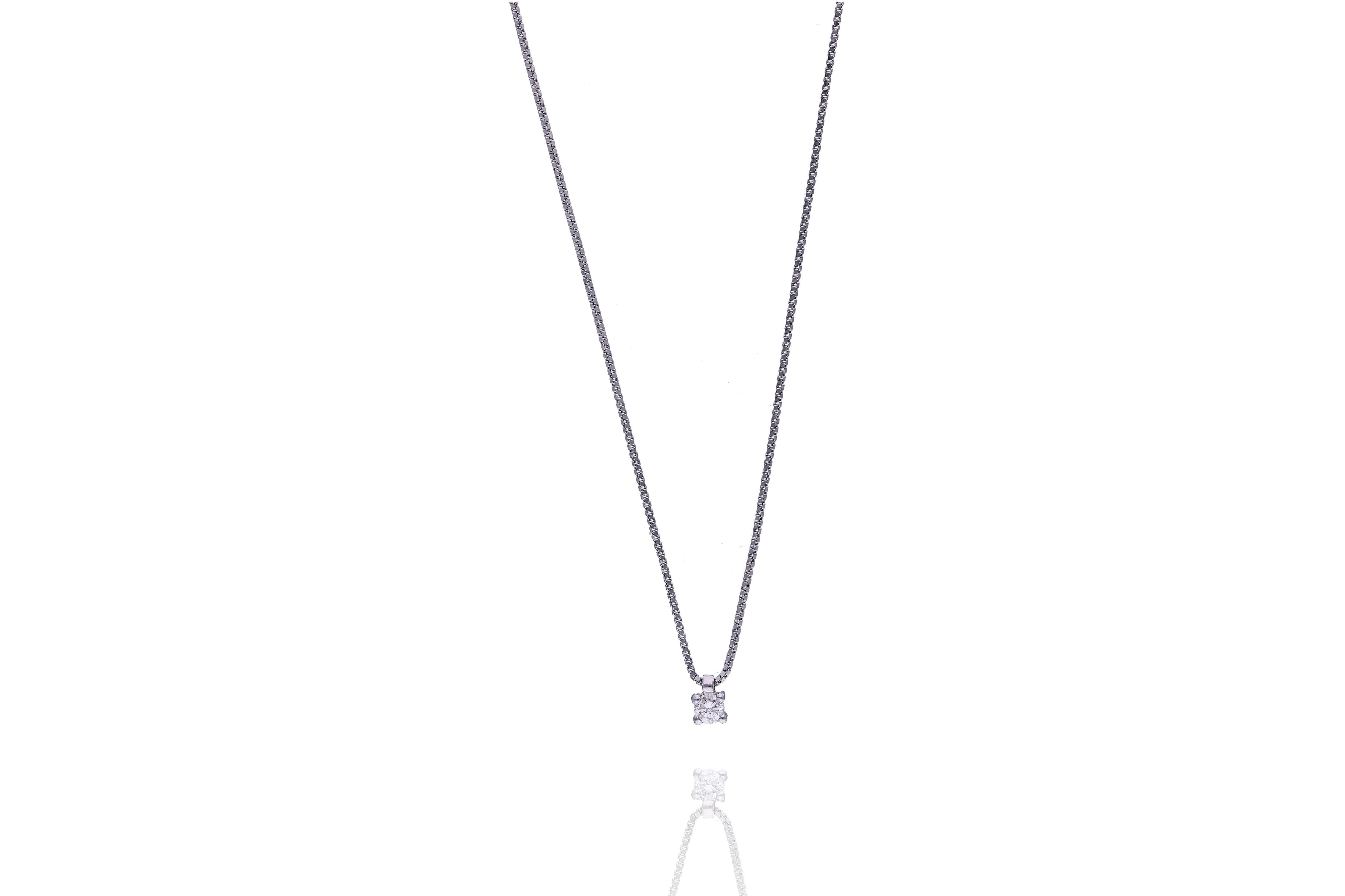 Bliss collana con diamante - Asta Preziosi