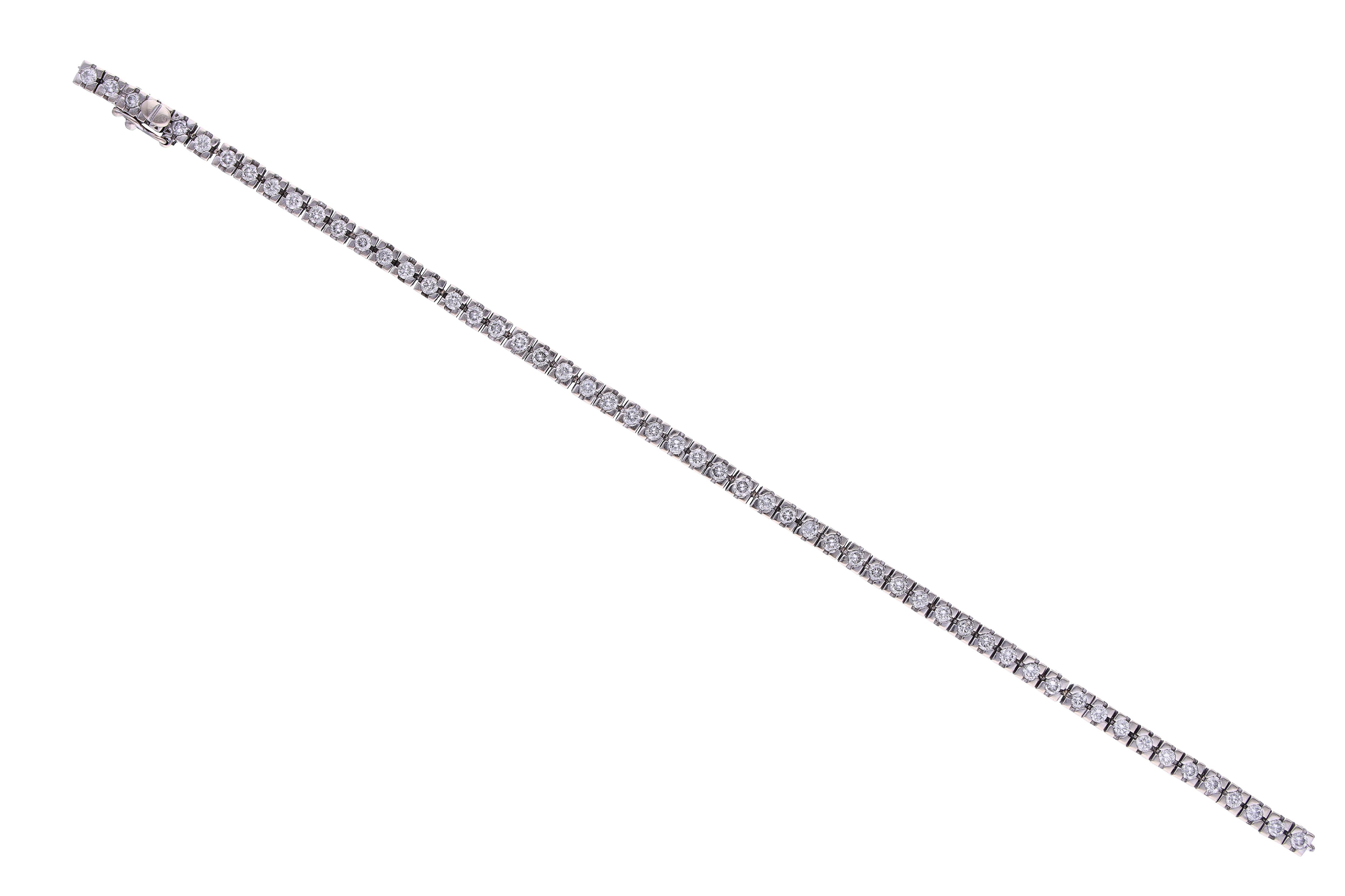 Bracciale con diamanti - Asta Preziosi