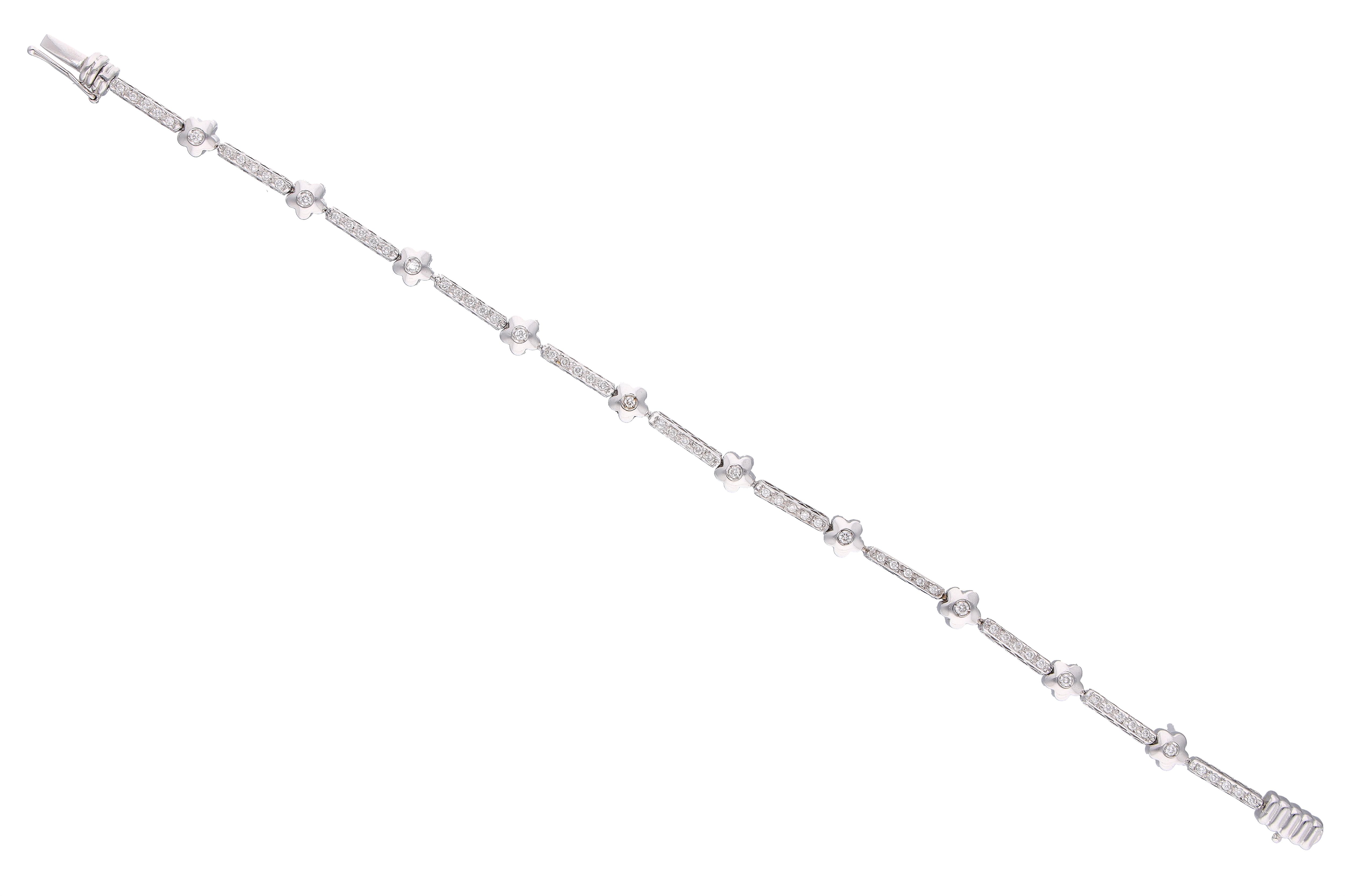 Bracciale con diamanti - Asta Preziosi