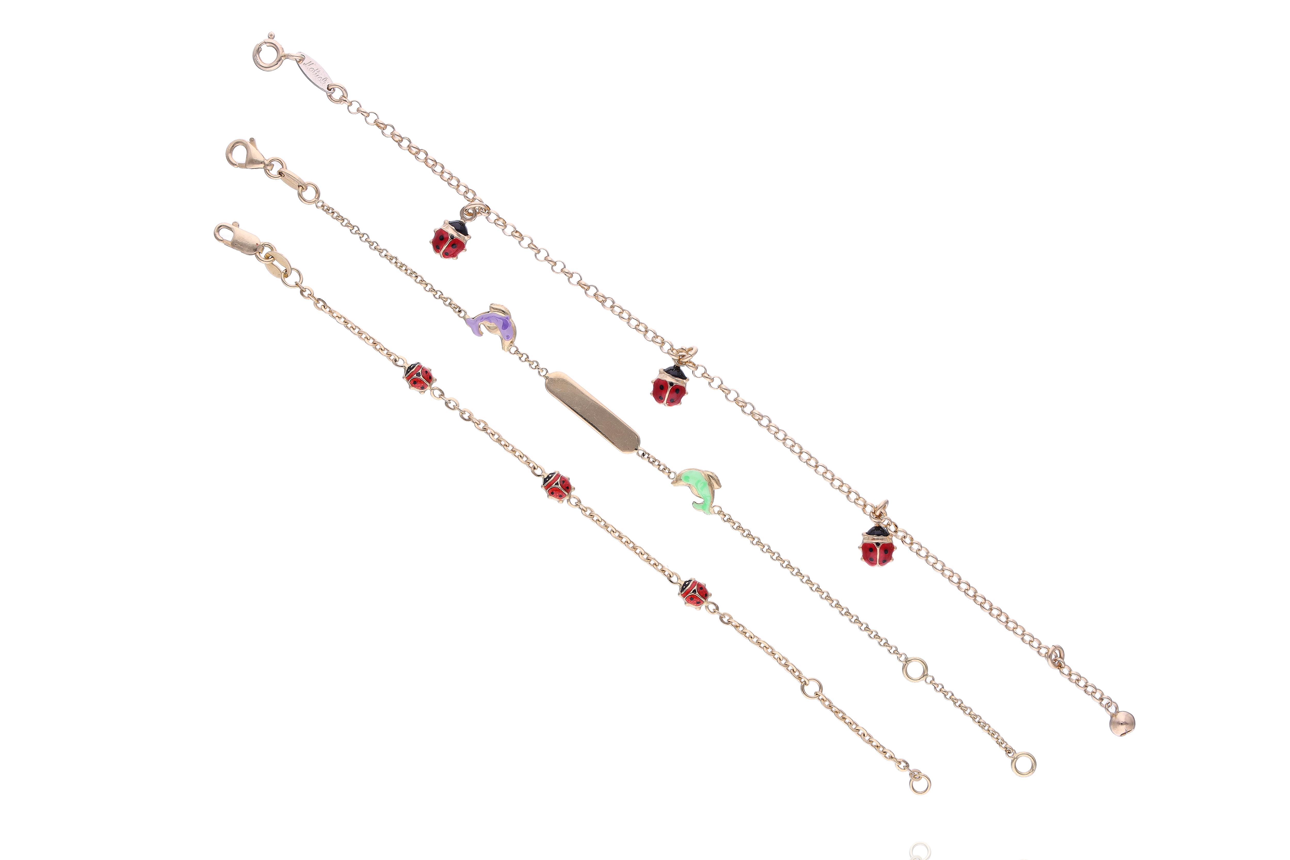 Bracciali con smalti - Asta Preziosi