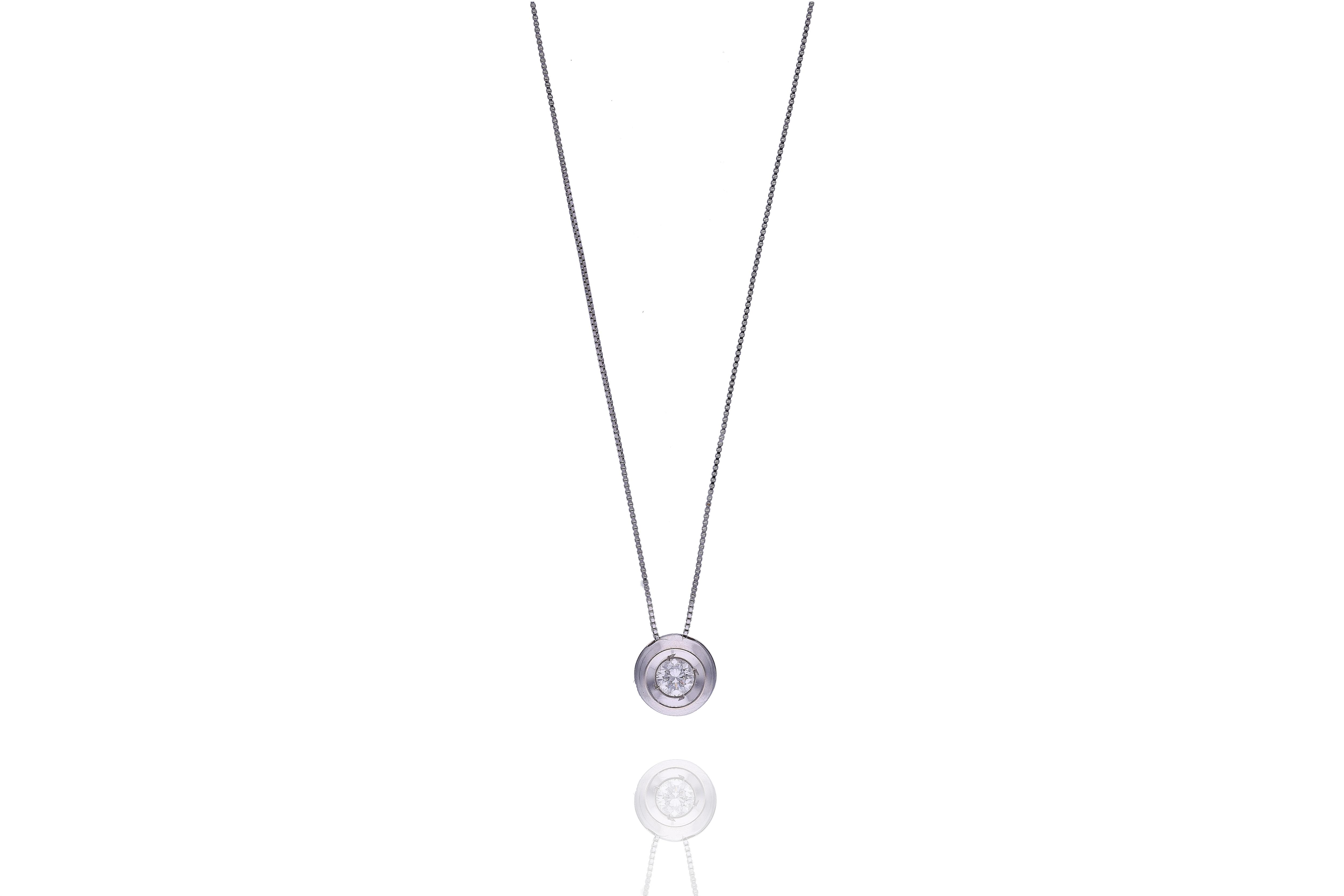 Collana con diamante - Asta Preziosi