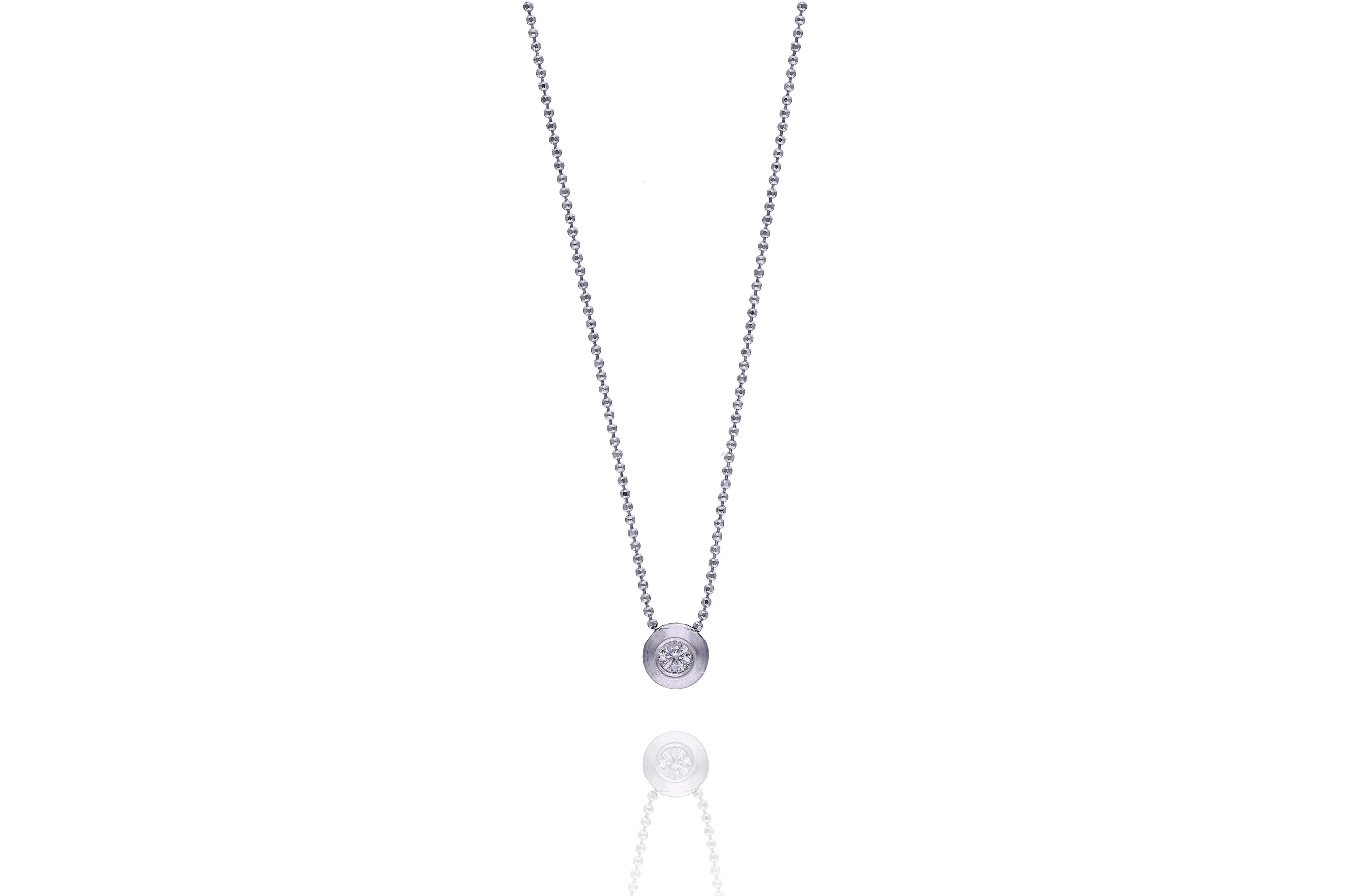 Collana con diamante - Asta Preziosi