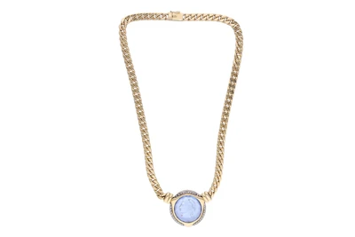 Collana con diamanti e pietra - Asta Preziosi Collana con diamanti e pietra - Asta Preziosi