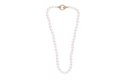 Collana di perle coltivate e diamanti - Asta Preziosi Collana di perle coltivate e diamanti - Asta Preziosi