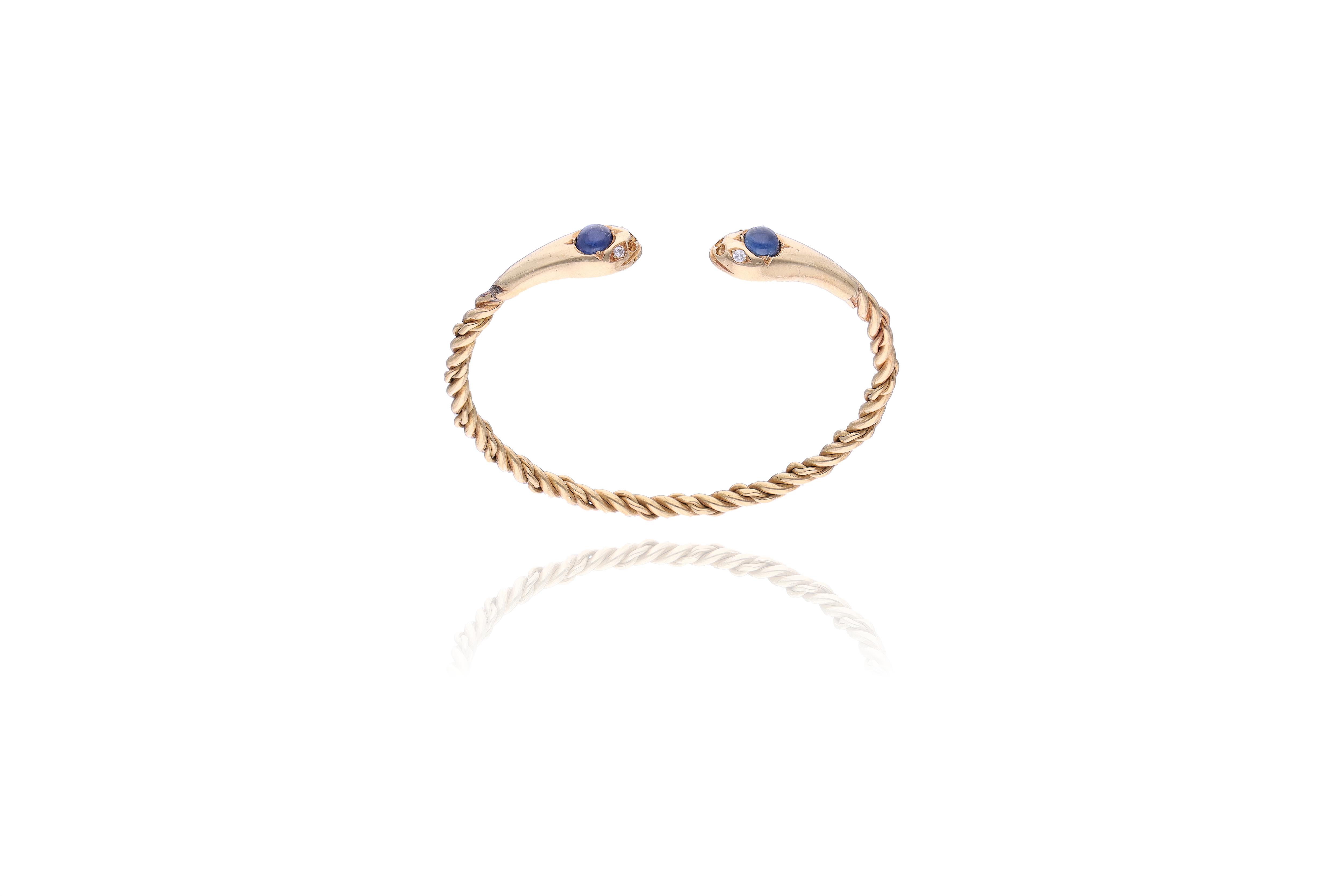Bracciale con diamanti e zaffiri - Asta Preziosi