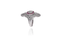 Anello con diamanti e rubini - Asta Preziosi Anello con diamanti e rubini - Asta Preziosi