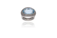 Anello con topazio e diamanti - Asta Preziosi Anello con topazio e diamanti - Asta Preziosi