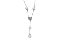 Collana con perle Mari del Sud e diamanti, diamanti gialli e pietre - Asta Preziosi Collana con perle Mari del Sud e diamanti, diamanti gialli e pietre - Asta Preziosi